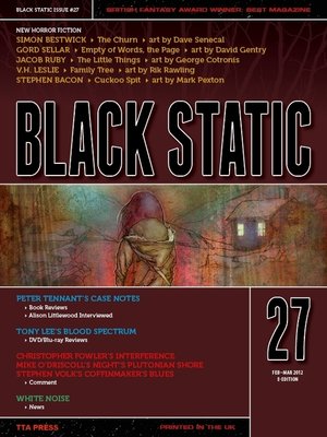 cover image of Black Static #27 Horror Magazine